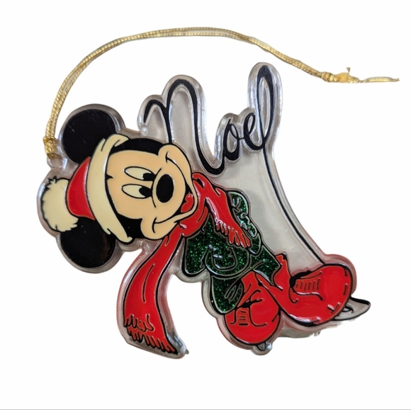 Vintage Disney Kurt Adler Mickey Mouse Christmas Tree Ornaments Set of Four (4) - Picture 3 of 14